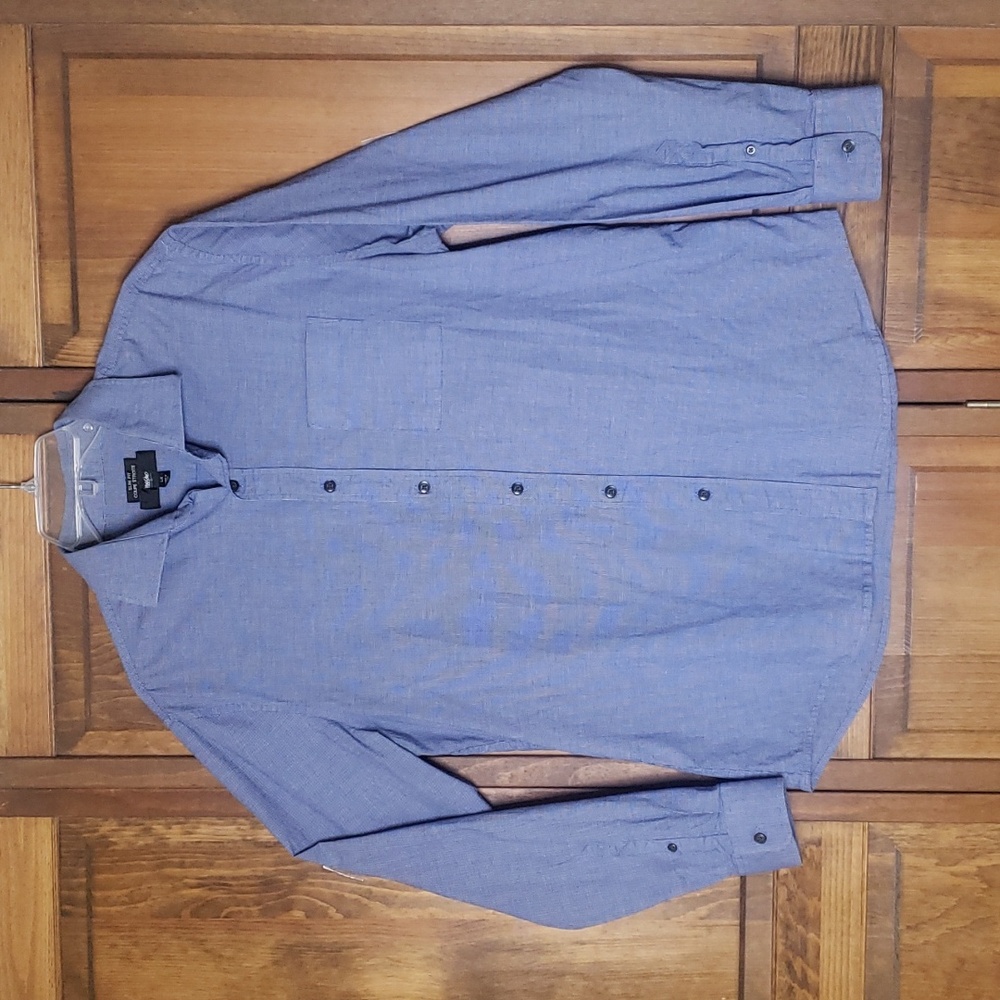 Mossimo Men's Button Down Cotton Shirt Sz L